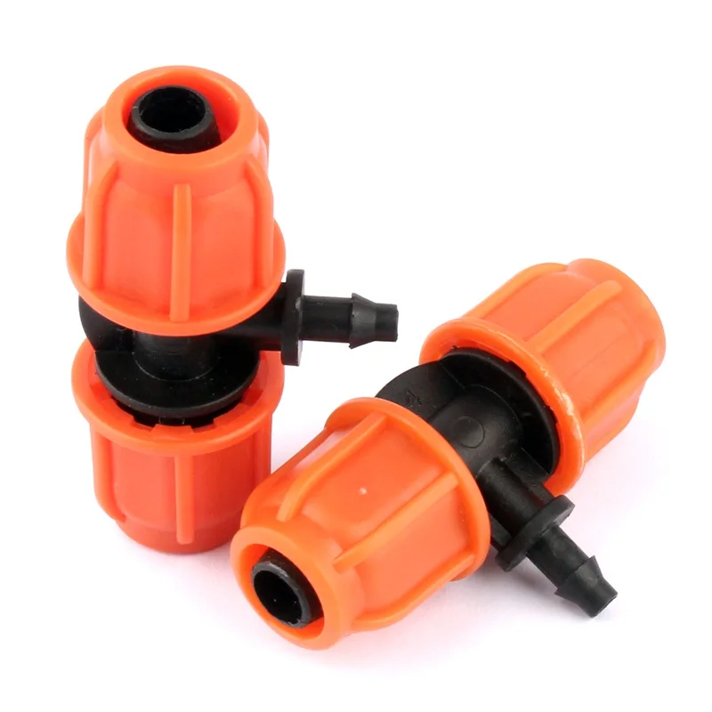 5pcs 8/11 9/12mm Garden Hose Connectors Drip Irrigation System Pipe Connector Gardening Watering Kits Lock Nut Water | Дом и сад