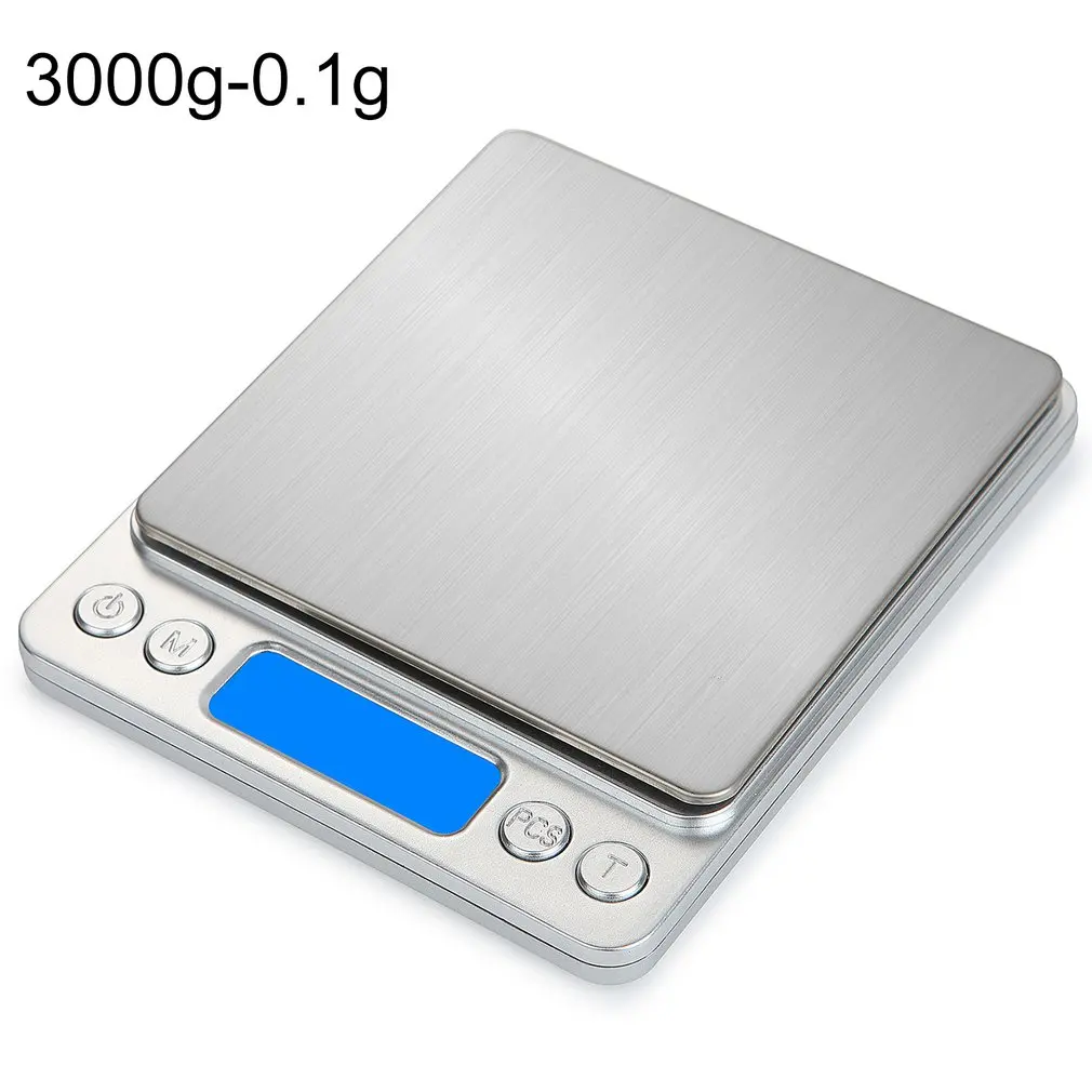 

Цифровые кухонные весы с USB-зарядкой, 3 кг/0,1 г, мини-пищевые весы, электрические кухонные весы, водонепроницаемые цифровые весы, ЖК-дисплей
