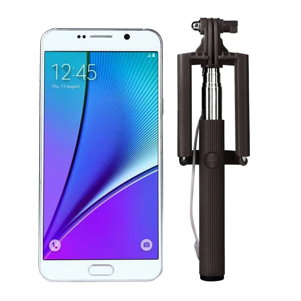 Портативная мини палка для селфи EPULA телескопическая складная из нержавеющей