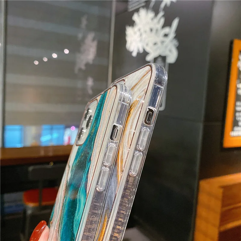 

Imd Marble texture Stone Gel Case for iPhone 12 11 Pro Max 7 8 Plus for iPhone SE 2020 9 10 XR XS Max XS X Phone Soft Cover ca