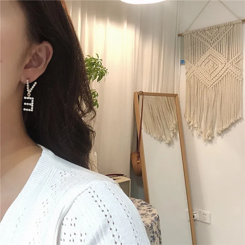 Новое поступление цветные серьги с имитацией жемчуга модные украшения