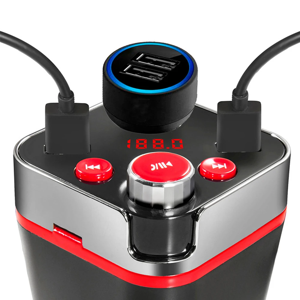 Автомобильный держатель для чашки адаптер автомобильный Bluetooth MP3 передатчик