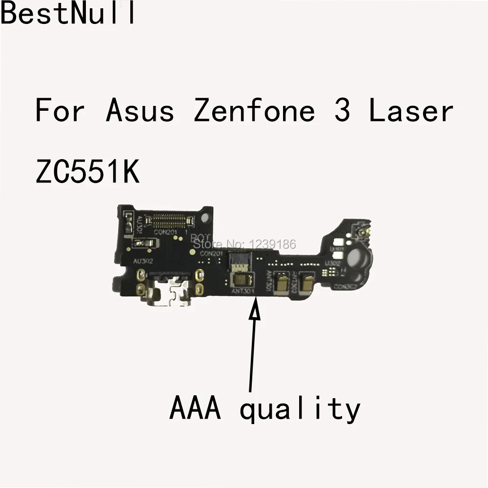 

Original For Asus Zenfone 3 Laser ZC551KL Dock Connector Micro USB Charger Charging Port+ Microphone Board Repair Part