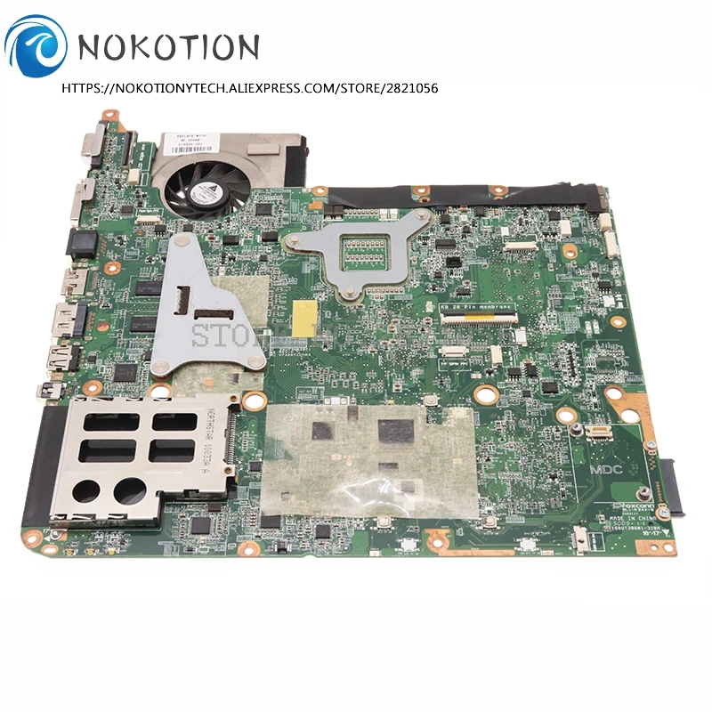 NOKOTION для HP DV6 DV6-1000 Материнская плата ноутбука 578378-001 DAUT3MB28C0 DAUT3MB28C1 HD4500 GPU PM45 DDR3