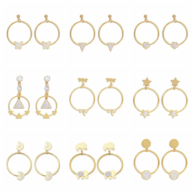 Круглые Кристальные серьги для женщин Стразы Подвески большие круглая капля