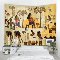 ancient egyptian tapestry wall hanging old culture printed hippie egyptian tapestry wall covering home decor retro big blanket