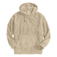 men hoodie new casual solid color corduroy hoodies 2021 autumn winter fashion hooded sweatshirt male harajuku loose tops