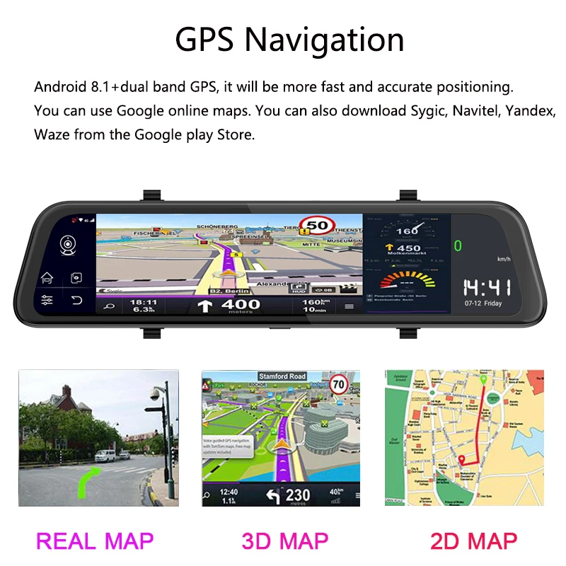 Jiluxing D13S 12 &quot4G Android 8 1 dash cam ram 2G rom 32G gps навигация автомобильный видеорегистратор