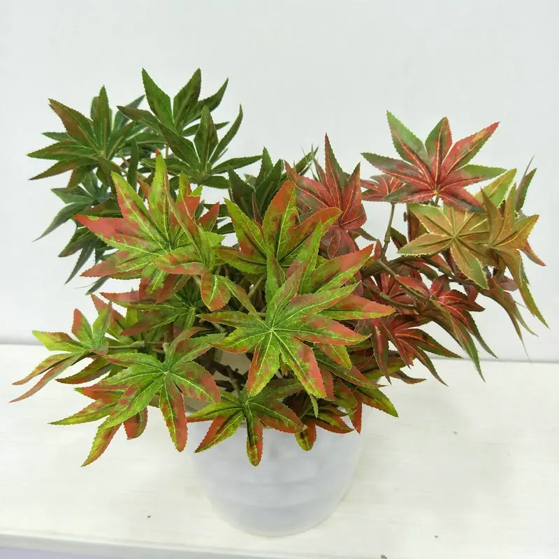 

Artificial Plants Bunch Maple Leaf Home Wedding Deco Simulation Plant Arrangement Photography Props Nordic Wind Plants Newest