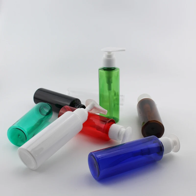 

120ml X 12 Empty Refillable Plastic Cosmetic Containers With Heart Desigh Lotion Pump PET Foam Facial Cleanser Travel Bottles