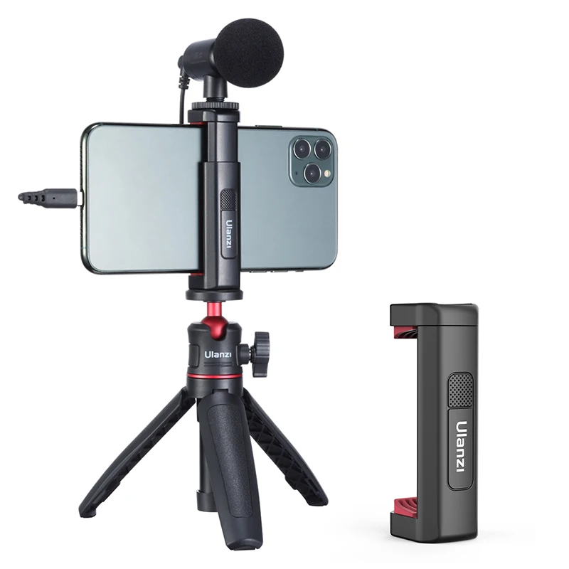 Портативный держатель Ulanzi ST-19 для телефона зажим смартфона iPhone 12 Pro с холодным
