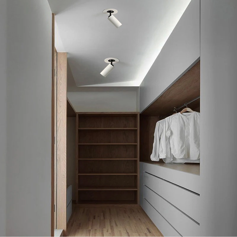 Black White Commercial Embedded LED Downlight 3W Mini Spotlight Living Room Borderless Anti-glare Led Ceiling Light Lamp | Лампы и