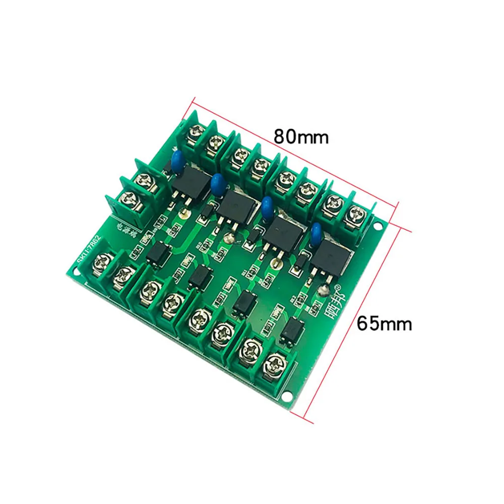 4-канальный импульсный переключатель MOSFET плата контроллера ШИМ оптрон