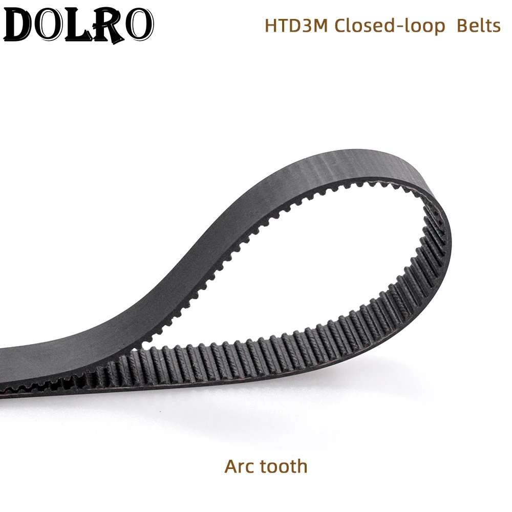 Зубчатый ремень Arc HTD 3M C = 141 144 150 162 165 171 174 177 180 183 ширина 6/9/10/15/20 мм резиновая