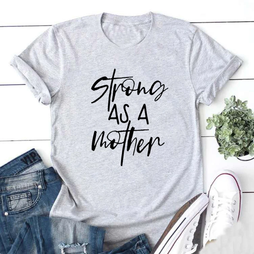 

Strong As Mother Harajuku Poleras Mujer Femme