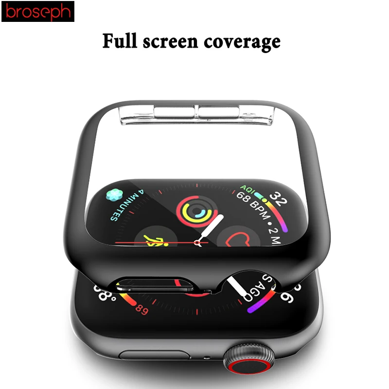 Чехол для экрана для Apple Watch Band Series 4 iWatch Band 44 мм 40 мм покрытие полное покрытие корпус бампер часы аксессуары