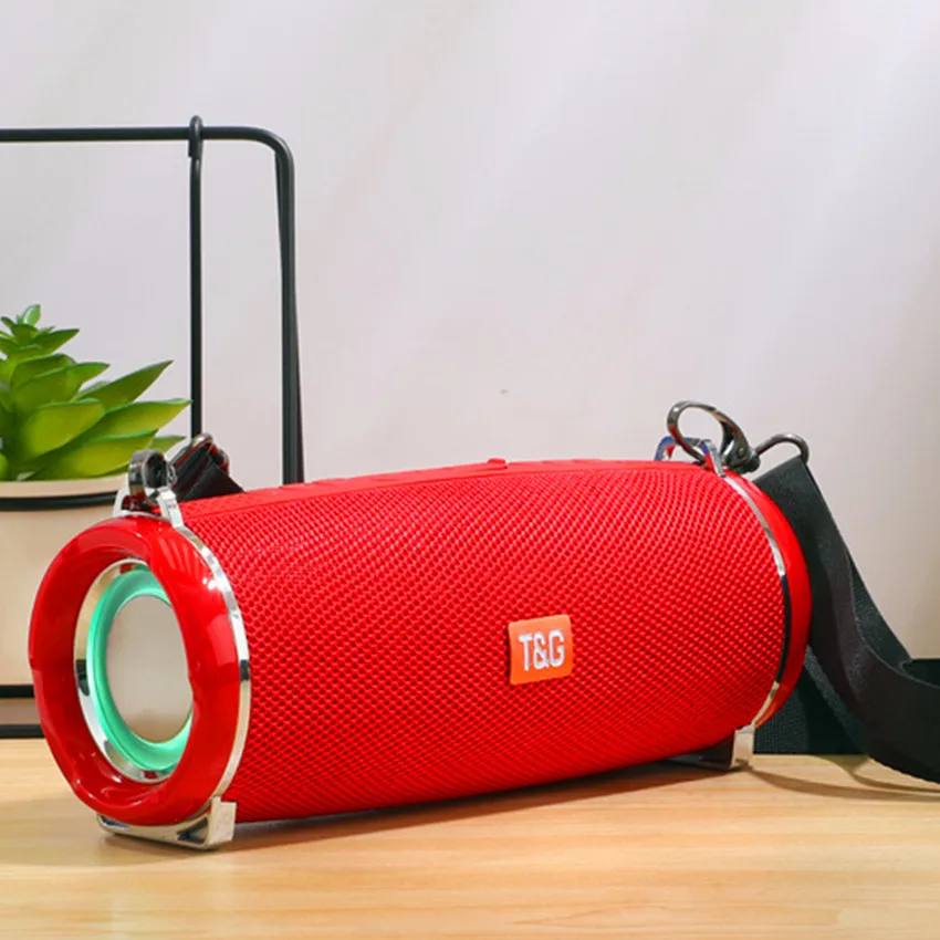 Беспроводная Bluetooth-Колонка TG192 Портативная колонка с басами Hi-Fi сабвуфер бумбокс