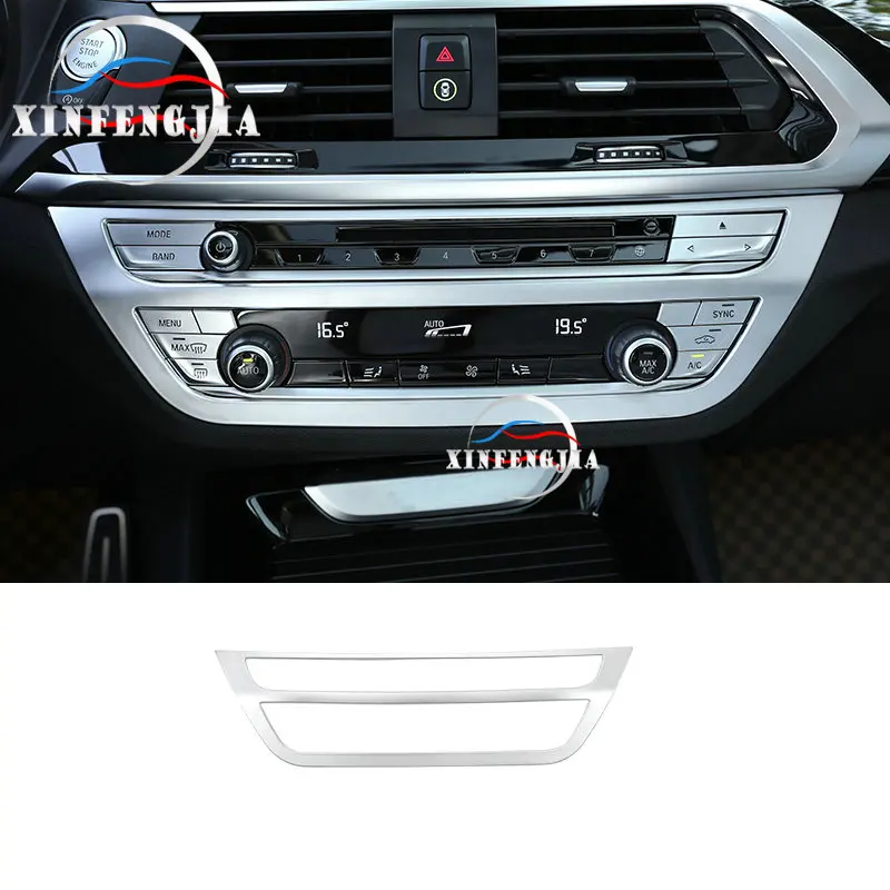 Хромированная панель управления ABS для BMW X3 G01 18 19 X4 G02 2019|Лепнина интерьера| |