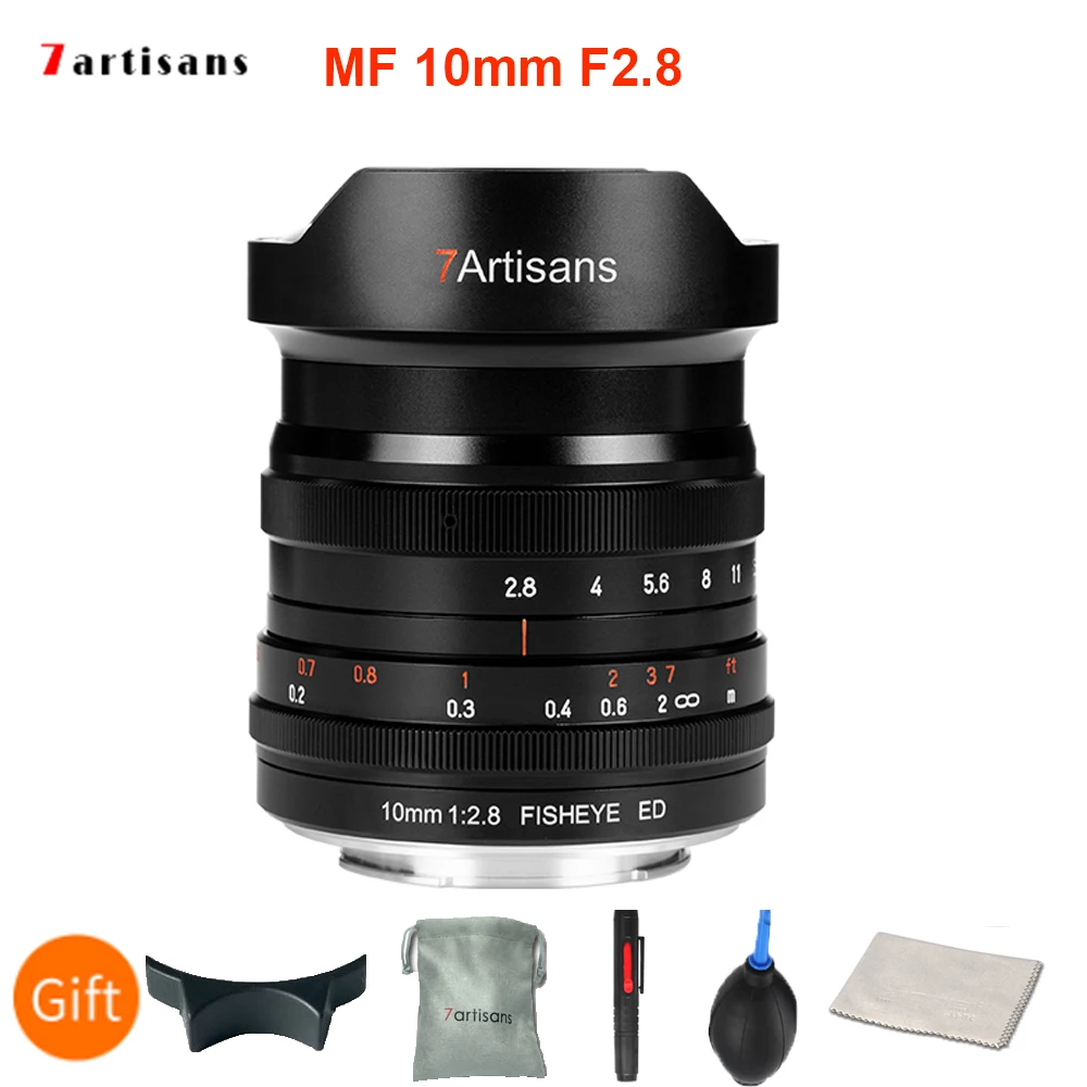 

7artisans 7artisans 10mmF2.8 Полнокадровый ультра широкий объектив рыбий глаз для SonyE/Canon RF/NikonZ/SigmaL/panasonicL/LeicaL CL TL T