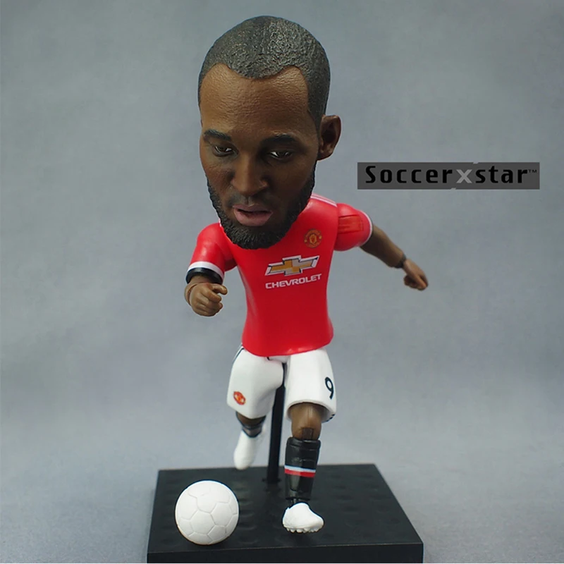

Football Star Action Figure Soccer Fans Souvenir Collection Gift Neymar Ronaldo Messi 4inch Doll Model