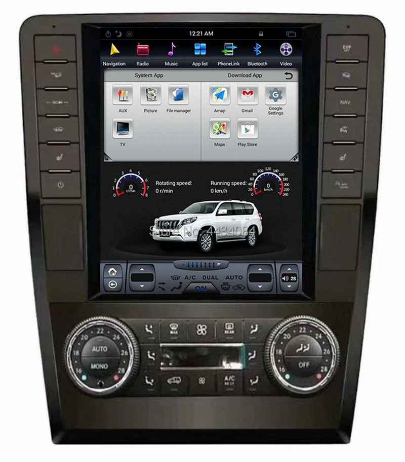 Ouchuangbo 9 7 дюймов Автомобильный Стерео gps головные блоки для Mercedes Benz ML GL 2005-2012