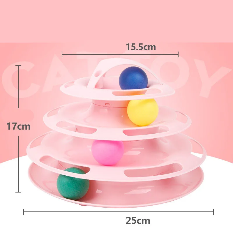 Pet Cat Toy Play Disc Training Tower Track Intelligence Interactive Supplies Dog Tunnel Accesorios Laser Pointer | Дом и сад