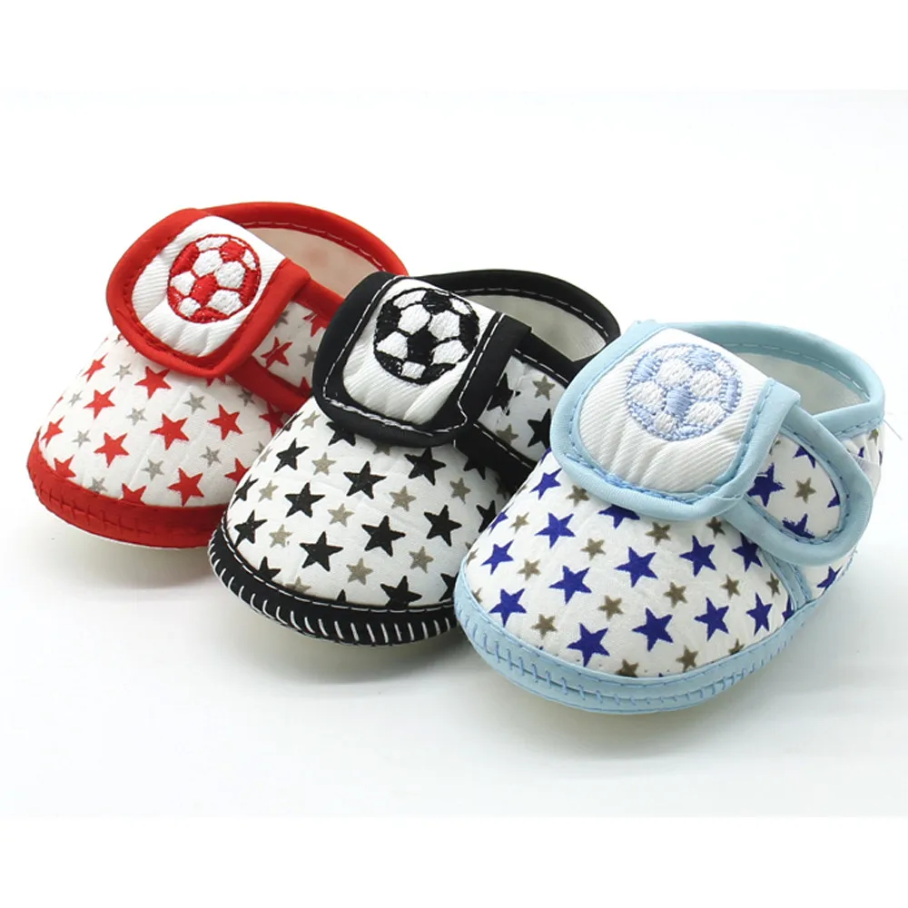 3~12months Baby Shoes Newborn Infantbaby Star Girls Boys Soft Sole Prewalker Warm Casual Flats Toddler Low Price |