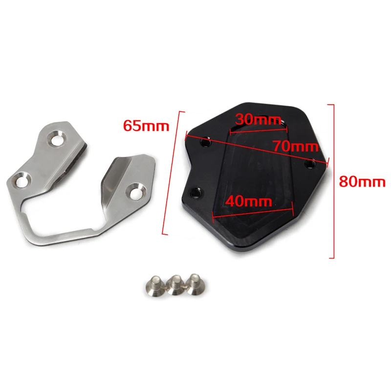 Kickstand Sidestand Support Plate Extension Enlarger Pad for Triumph Tiger Xc 800 800Xc 800Xrx Models 13-19 Motorcycle Accessori |