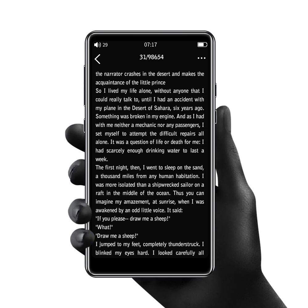 BTSMONE MP3 плеер с Bluetooth 5 0 высоким разрешением и Полноразмерным сенсорным экраном