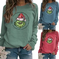 casual ladies sweater christmas sweater cute and fun what if christmas round neck pullover sweater winter womens clothing