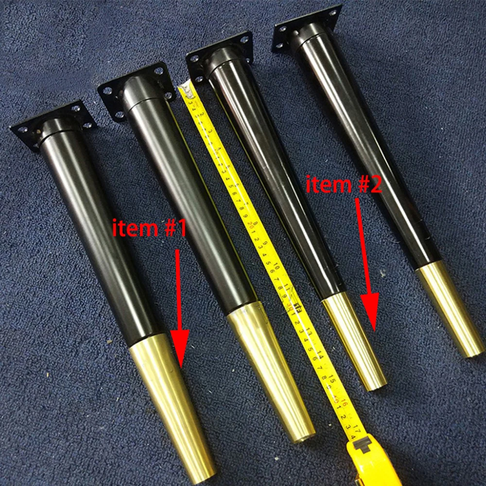 (Упаковка из 4 шт.) Мебель Прямые высокие деревянные ножки железный шкаф стол