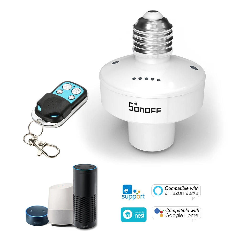 Sonoff Slampher 433 МГц RF Беспроводное управление E27 светильник держатель умный дом