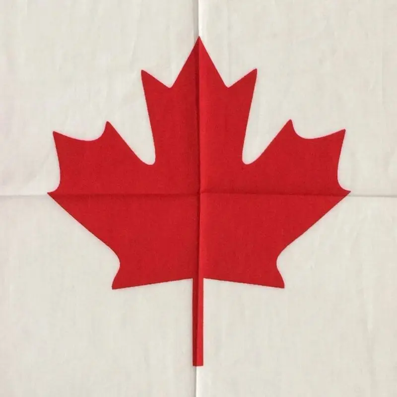 55x55 см квадратная Бандана с принтом канадского флага и кленовых листьев унисекс