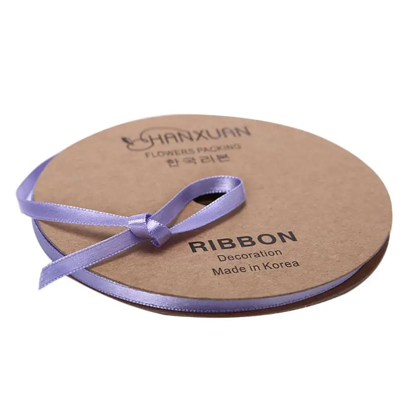 

15 Colors DIY Handmade Crafting 0.5CM Wide Double Face Solid Satin Ribbon 10 Yard For Gift Flower Package Wrapping