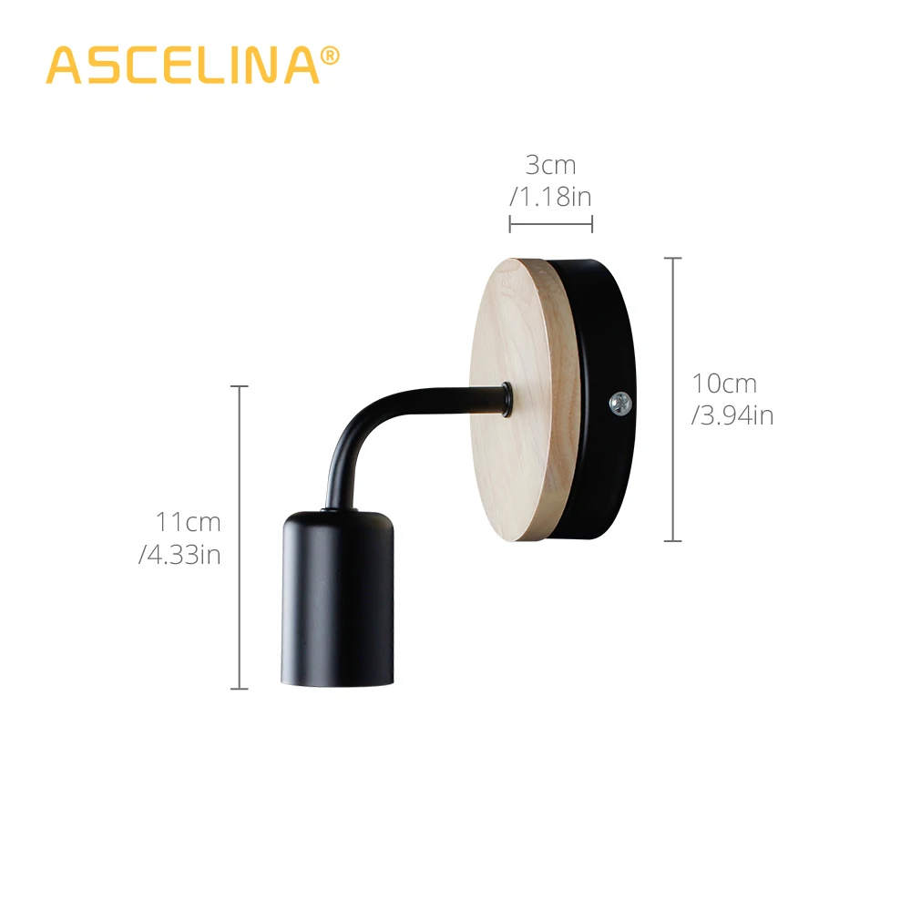 Деревянная настенная ретро лампа E27 110 В 220 В|metal wall lamp|lamp led wallwall lamp industrial |