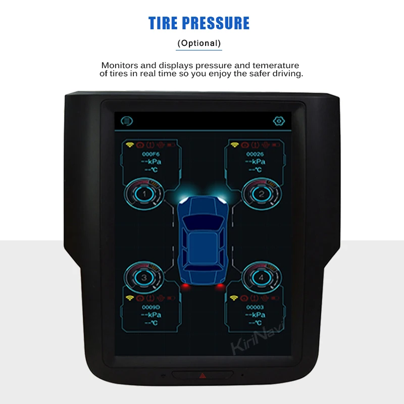 KiriNavi 10," Android 8,1 Автомагнитола для Dodge Ram автомобильный Dvd мультимедийный плеер Android авто gps навигация- Bluetooth