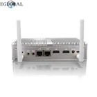Безвентиляторный мини-ПК Eglobal, Celeron N3150 Pentium N3700, настольный компьютер с двумя Lan-портами 2 * HD, микро HTPC, Wi-Fi, 300 Мбитс