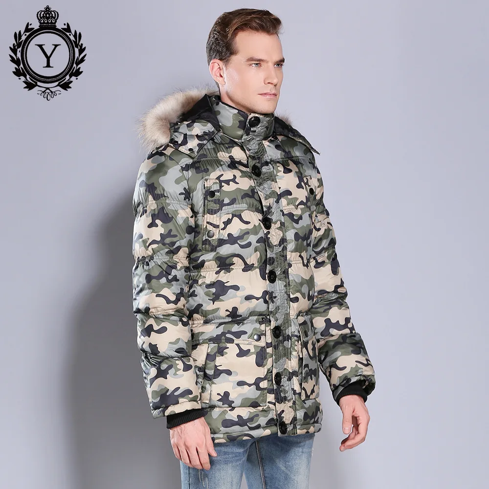 Новая мужская одежда утолщенное камуфляжное хлопковое пальто теплая шапка с