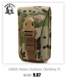 1000D нейлоновая тактическая сумка для очков жесткий Molle водонепроницаемый мини-чехол для уличных камуфляжных очков многофункциональная сумка аксессуары