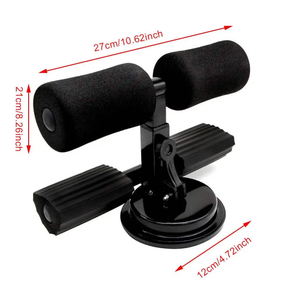 

Fitness Sit-up Bar Super Soft Sponge Double Pole Sit-Up Aid Fixed Foot Abdomen Machine Curl Belly Suction Cup Fitness Equipment