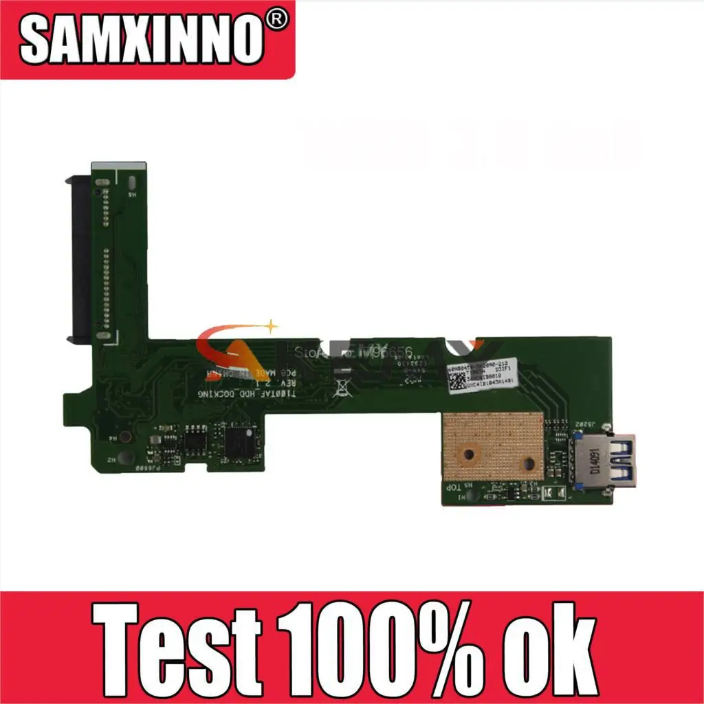 

T100TAF_WIFI_T3_DOCKING_HDD_board REV 2.1 With 2.0 USB for ASUS T100TA T100TAF laptop motherboard Charging Port board Test OK