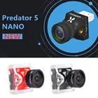 Камера Foxeer Predator 5 Nano FPV Дрон с камерой 1000tvl 1,7 мм WDR, OSD CMOS PAL NTSC переключаемый сервокабель Pad Plug Version FC запчасти