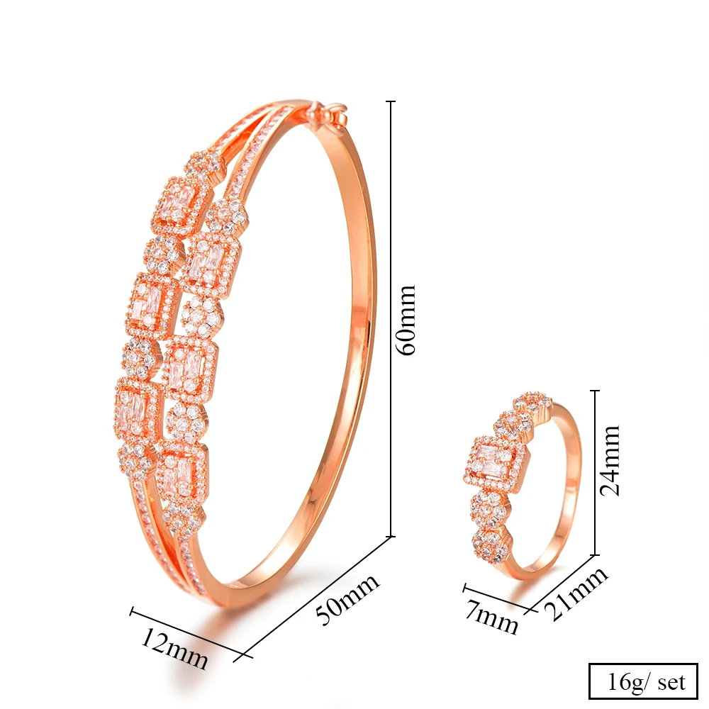 Missvikki новый дизайн браслеты из колец наборы Дубай Свадебные Ювелирные для женщин