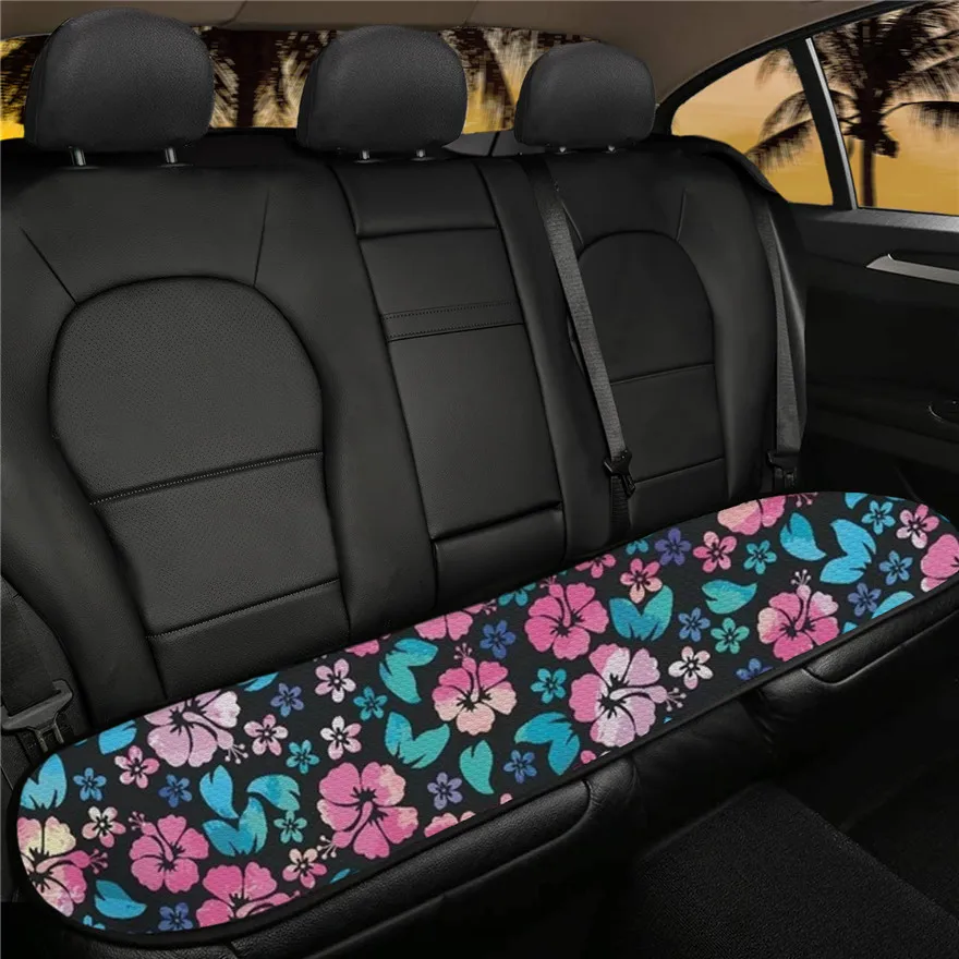 Preço Instantarts Conjunto De Tampas De Assento De Carro Almofada Esteira Moda Flor Impresso Caber A Maioria Dos Carros Confortável Veículo Protetor Assento 2021 Quente Capa
