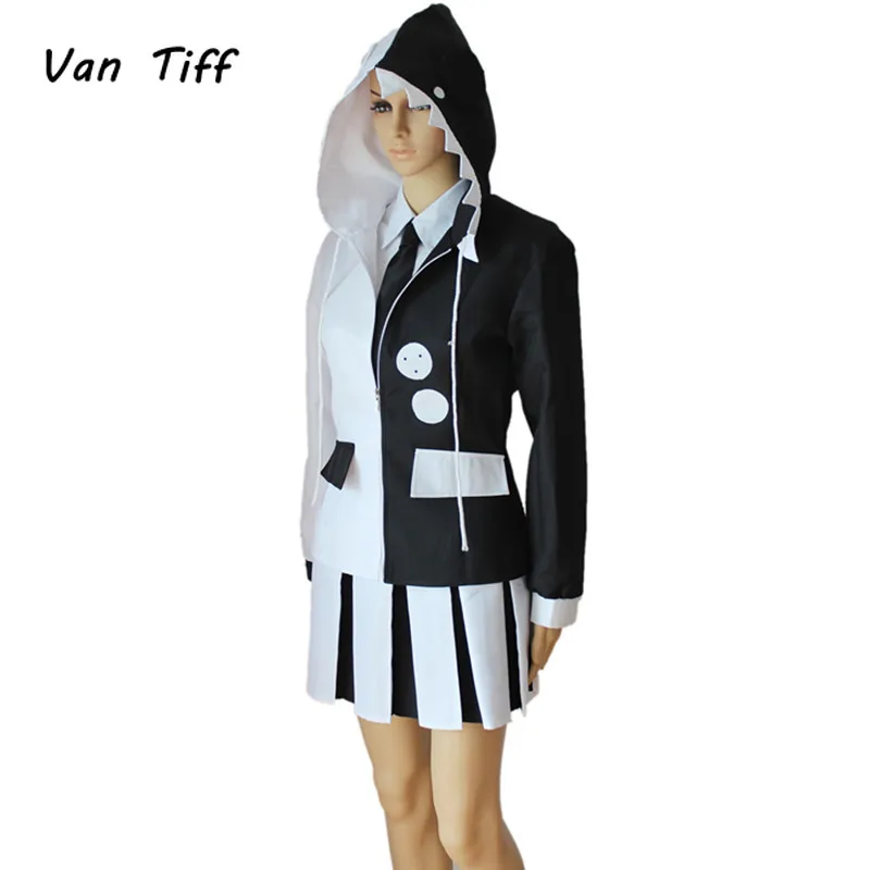 Униформа из мультфильма аниме данганронпа юбка с искусственными париками для