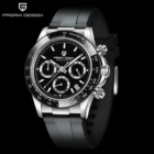 Часы Pagani Design Мужские кварцевые с автоматической датой, брендовые Роскошные водонепроницаемые спортивные с силиконовым ремешком, 2021