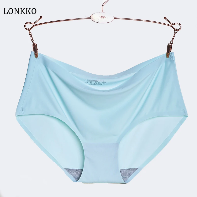 LONKKO 50Pcs Seamless Panties Women Sexy Briefs Ultra-thin Breathable Underpant Mid-Waist Intimates Underwear