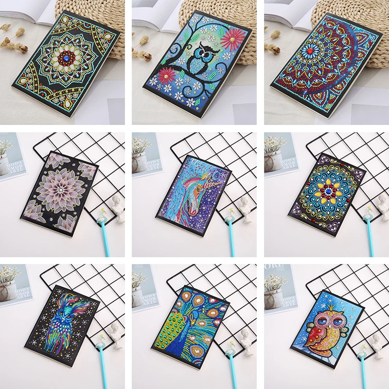

Diamond Painting Notebooks Special Shaped New Arrivals Diary Book Diamond Embroidery Sale A5 Mosaic Painting Gift