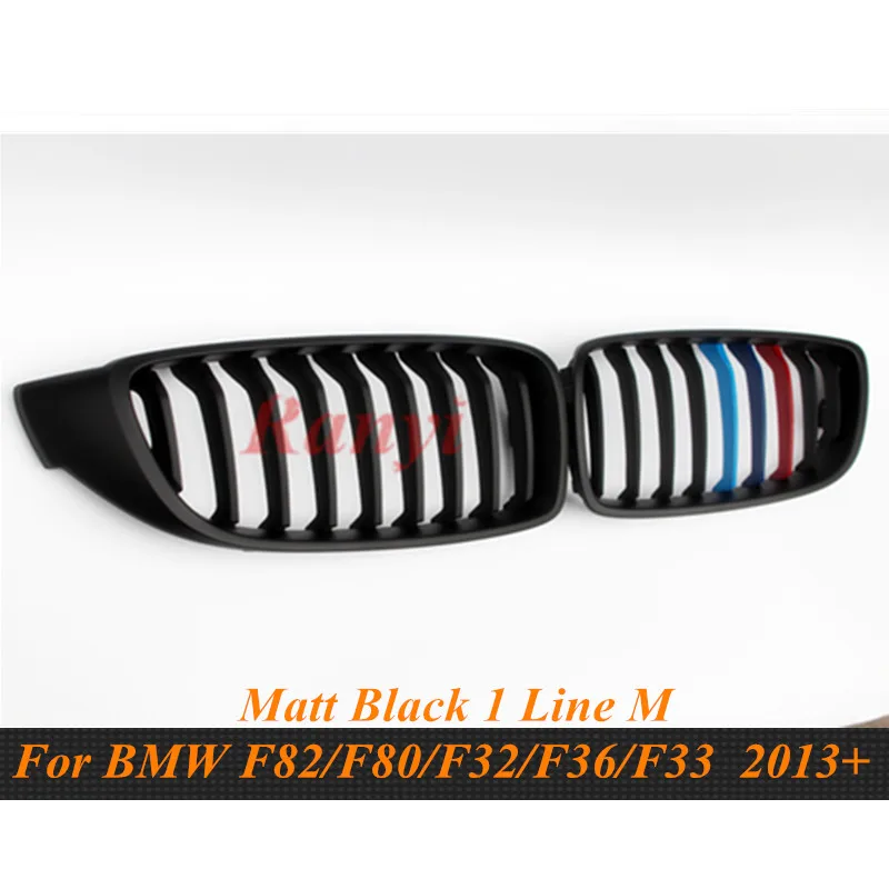 Передняя решетка радиатора M4 Gloss/матовый черный ABS для BMW 4 серии F32 F33 F36 F82 F83 F80 M3 420d