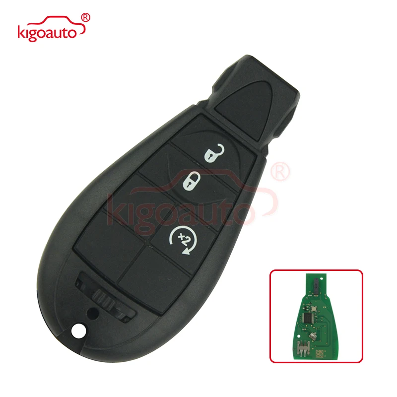 

Kigoauto smart Fobik key, европейская модель для Chrysler, Jeep, Dodge, 434 МГц, 3 кнопки, без ключа